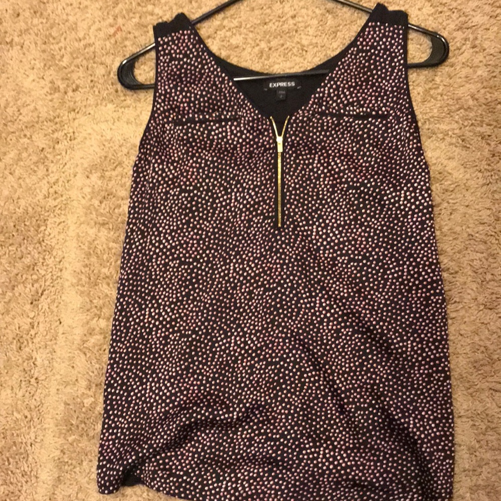 Express sleeveless top size s